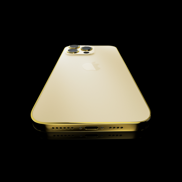 iPhone 14 Gold With Gold Frame - Givori Shop